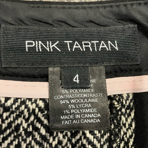Pink Tartan Wool Blend Skirt - Picture 5 of 8
